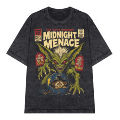 Áo thun Midnight Menace Wash - graphic tee oversized NVC