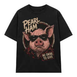 Áo thun Pearl Ham Black - graphic tee oversized NVC
