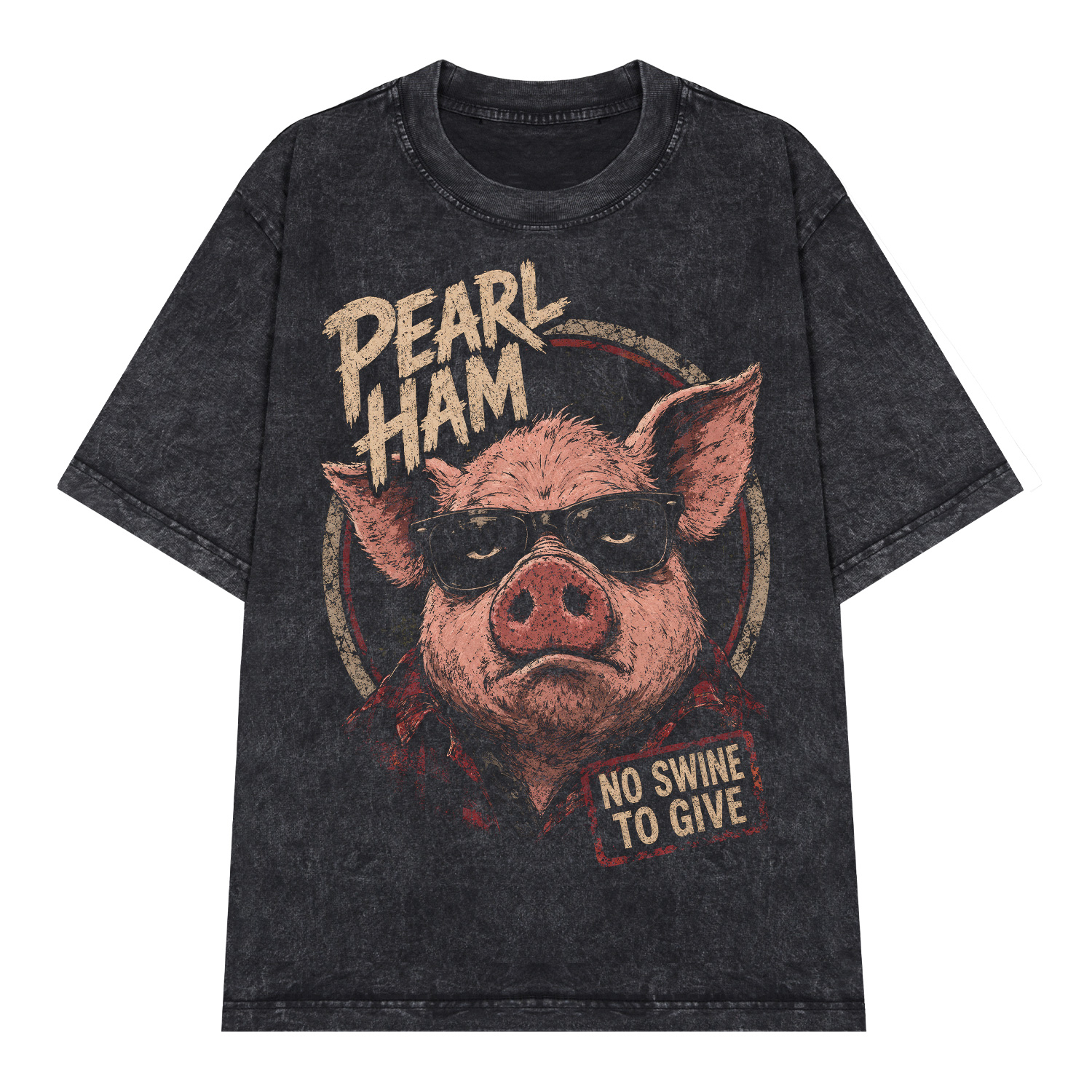 Áo thun Pearl Ham Wash - graphic tee oversized NVC