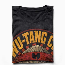Áo thun Wu-Tang Clam Wash - cận cảnh chất vải