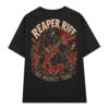 Áo thun Reaper Riff Black - graphic tee oversized NVC