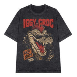 Áo thun Croc Riot Wash - graphic tee oversized NVC