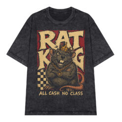 Áo thun Rat King Wash - graphic tee oversized NVC