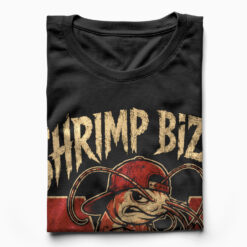 Áo thun Street Shrimp Black - cận cảnh chất vải