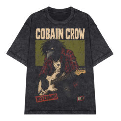 Áo thun Flannel Crow Wash - graphic tee oversized NVC